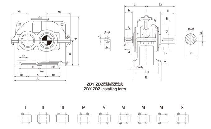 非标订制ZDY400-5-III减速齿轮箱